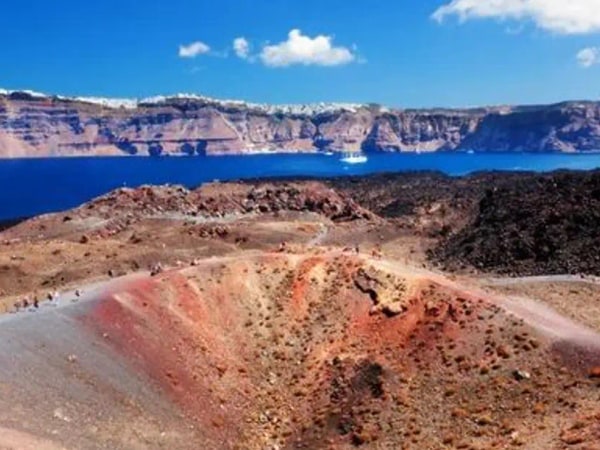 Santorin Vulkaninsel-Fahrt: Vulkan, heiße Quellen, Thirassia und Sonnenuntergang bei Oia